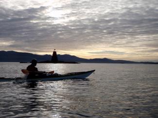 North Wales Sea Kayaking Courses - Specialist Sea Kayaking Anglesey, North Wales image from Sea Kayak Award old 3 star North Wales Anglesey