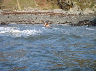 North Wales Sea Kayaking Courses - Specialist Sea Kayaking Anglesey, North Wales image from Sea Kayak Award old 3 star North Wales Anglesey