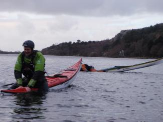 North Wales Sea Kayaking Courses - Specialist Sea Kayaking Anglesey, North Wales image from Sea Kayak Award old 3 star North Wales Anglesey