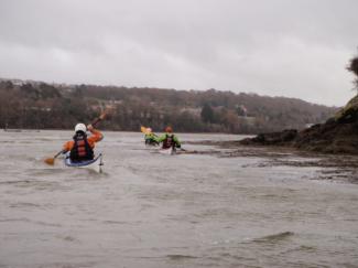 North Wales Sea Kayaking Courses - Specialist Sea Kayaking Anglesey, North Wales image from Sea Kayak Award old 3 star North Wales Anglesey