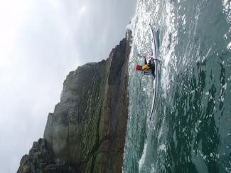 North Wales Sea Kayaking Courses - Specialist Sea Kayaking Anglesey, North Wales image from Sea Kayak Award old 3 star North Wales Anglesey