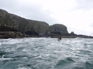 North Wales Sea Kayaking Courses - Specialist Sea Kayaking Anglesey, North Wales image from Sea Kayak Award old 3 star North Wales Anglesey